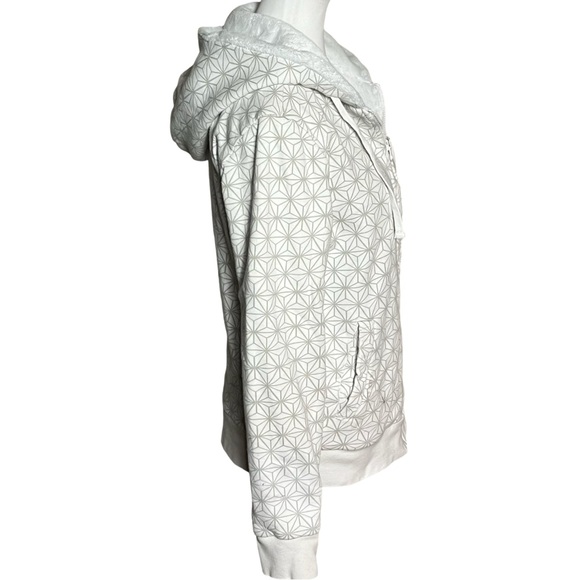 NORTH FACE Women’s Reversible Cotton Polar Fleece Hoodie Jacket Size L Gorpcore - Picture 4 of 11